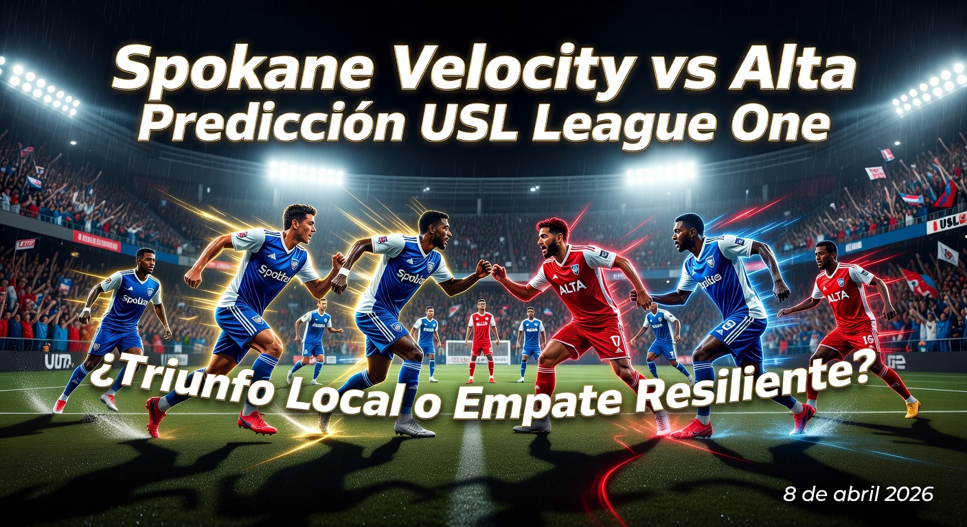 Spokane Velocity vs Alta Pronóstico / Prediction