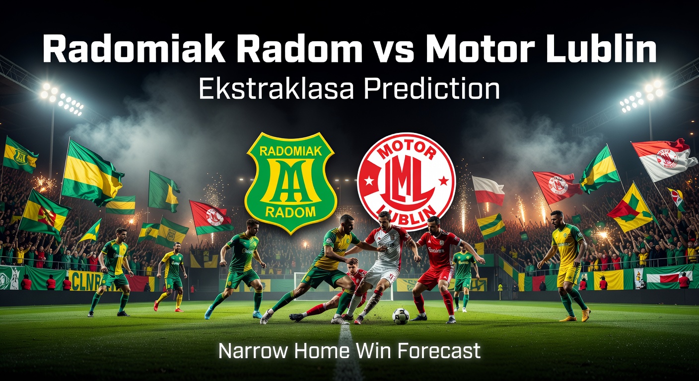 Radomiak Radom vs Motor Lublin Pronóstico / Prediction