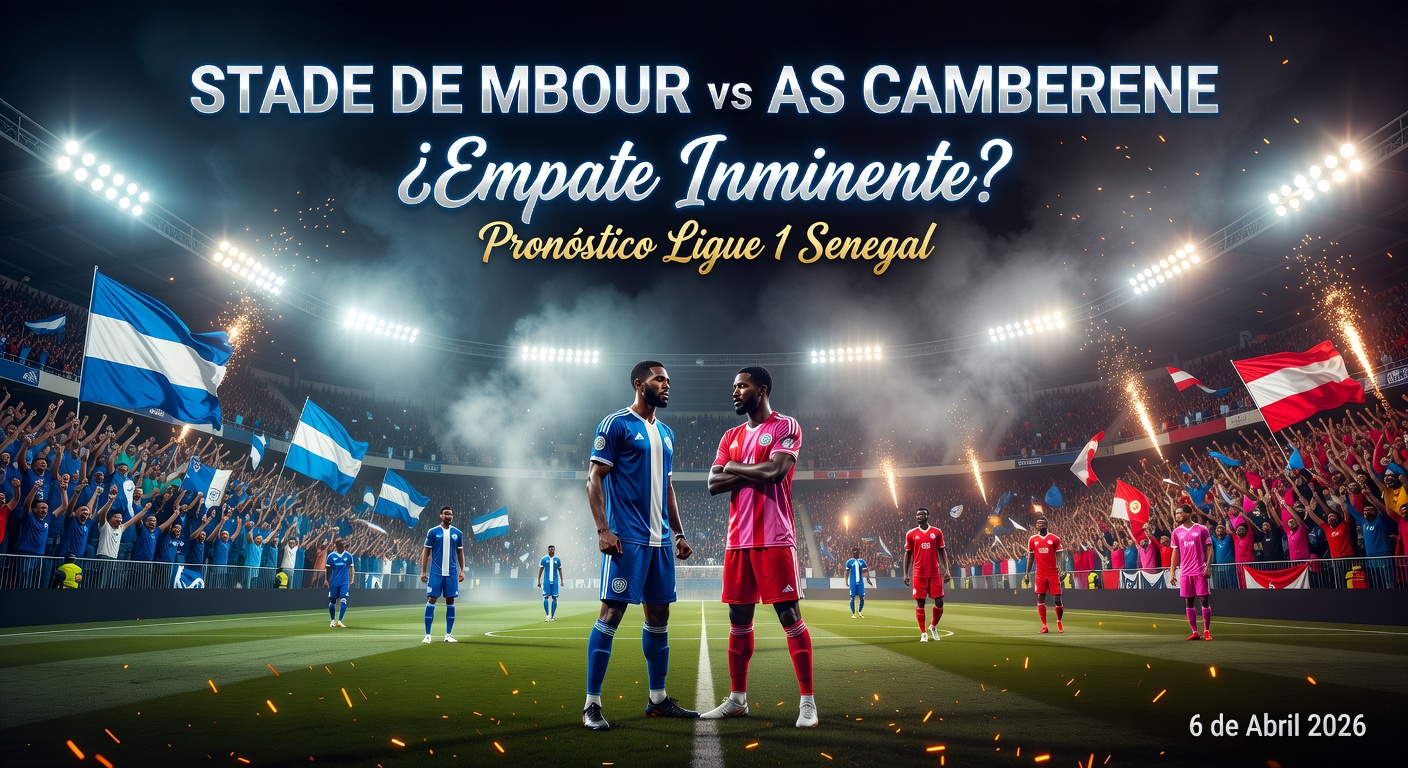 Stade de Mbour vs AS Camberene Pronóstico / Prediction