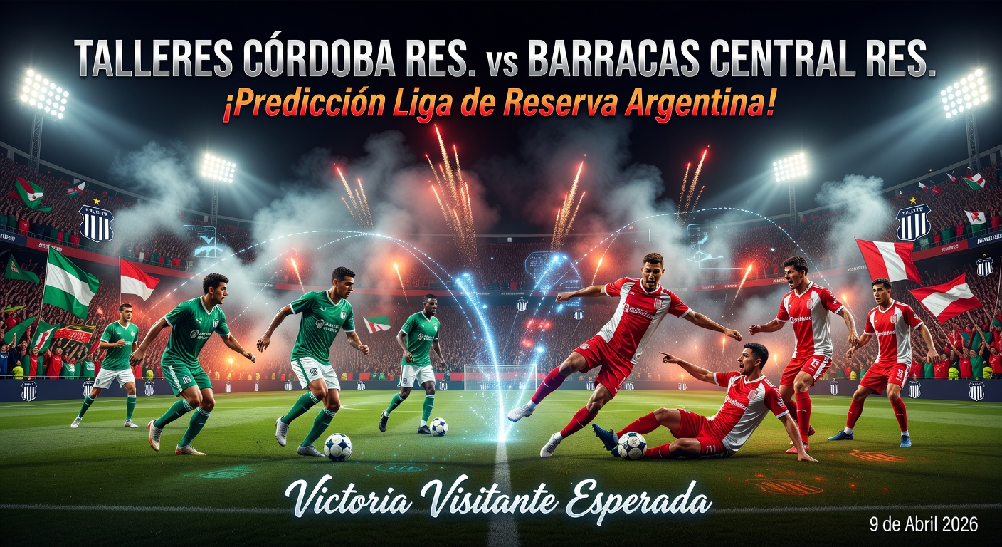 Barracas Central Res. vs Talleres Córdoba Res. Pronóstico / Prediction