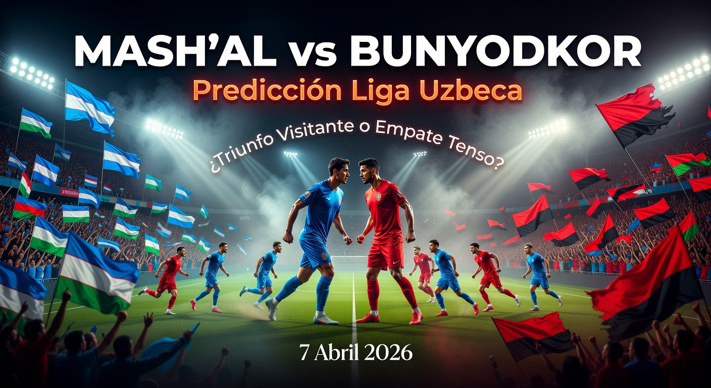 Mash'al vs Bunyodkor Pronóstico / Prediction