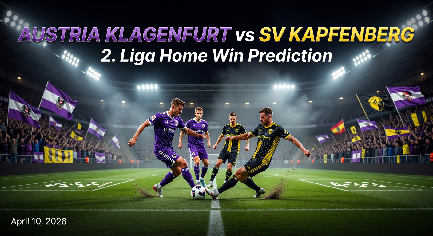 Austria Klagenfurt vs SV Kapfenberg Pronóstico / Prediction