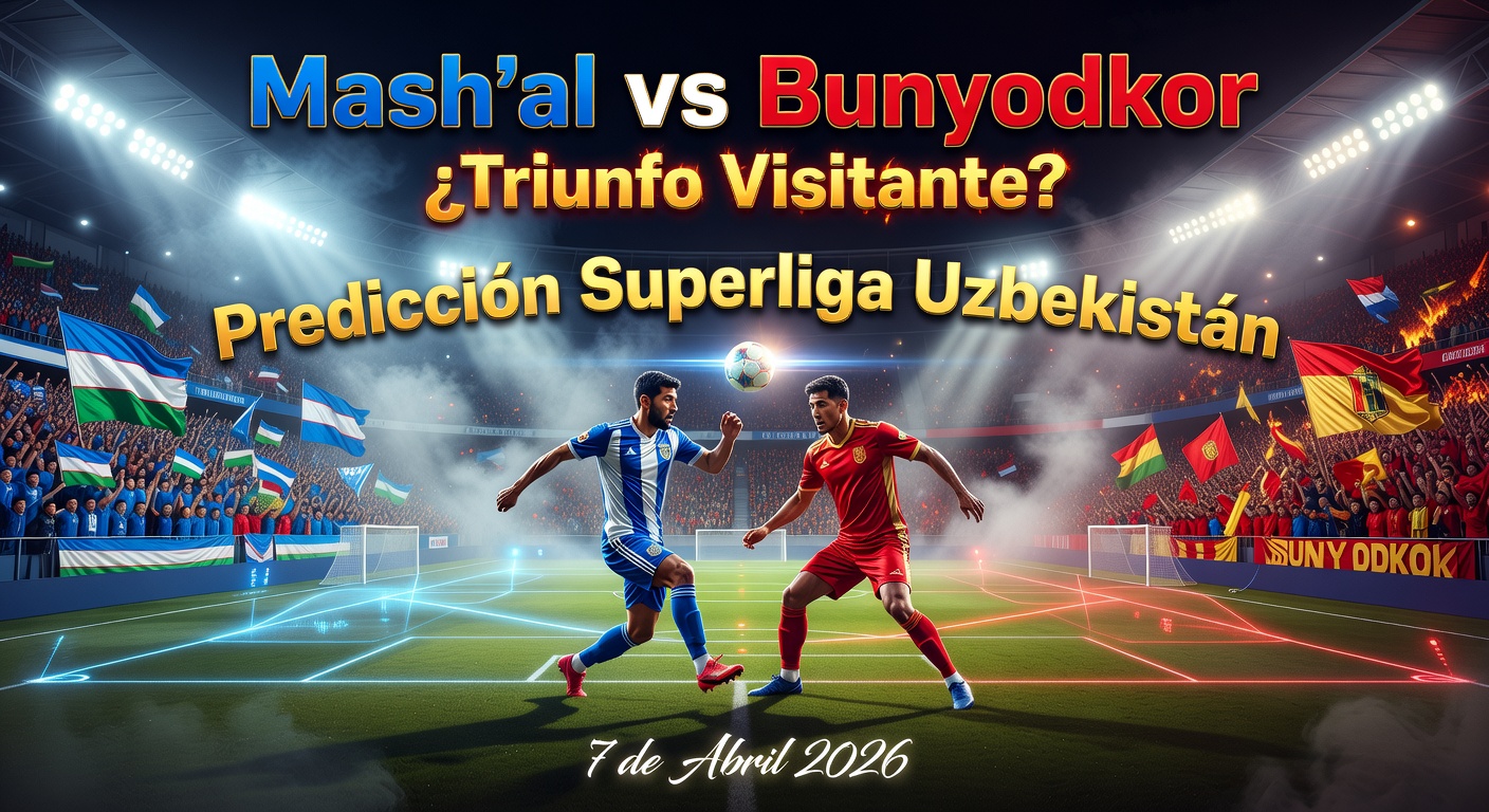 Mash'al vs Bunyodkor Pronóstico / Prediction