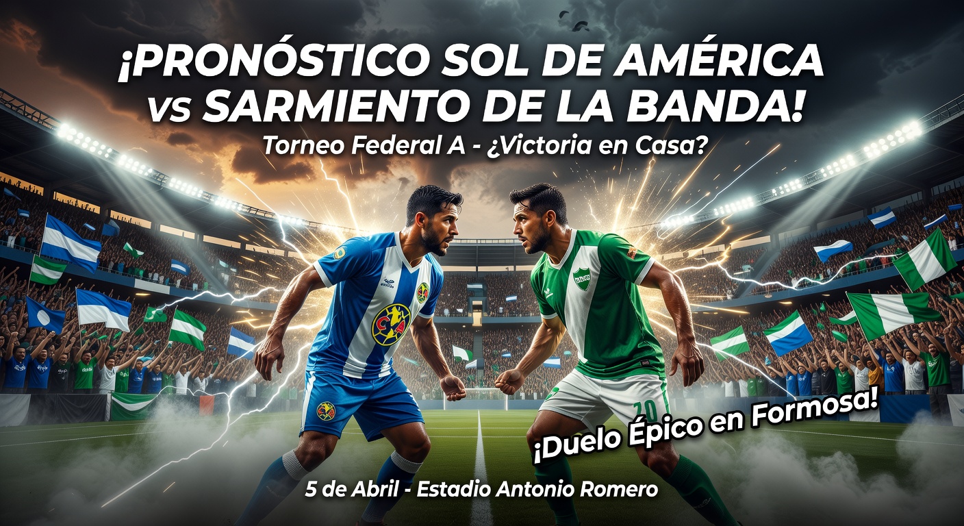 Sol de América vs Sarmiento de La Banda Pronóstico / Prediction