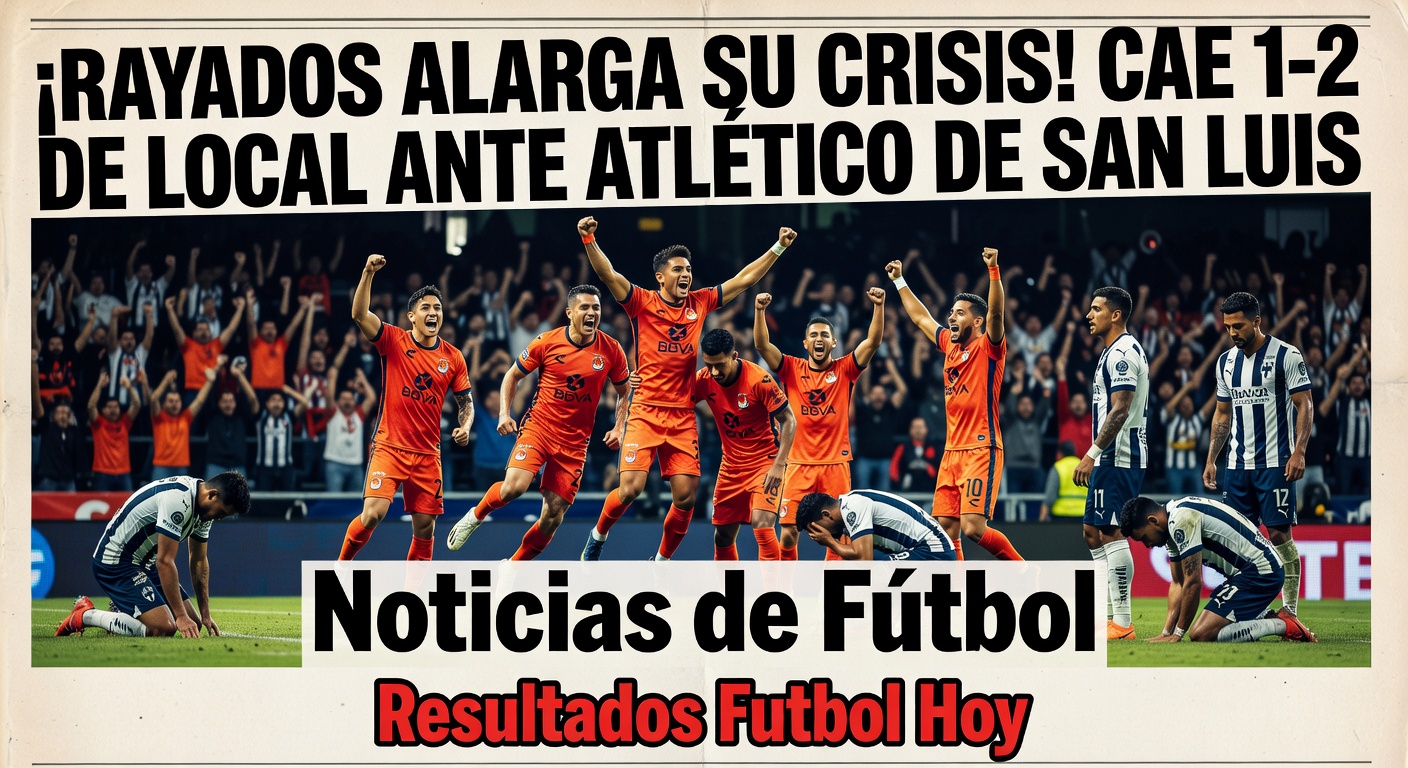 Monterrey Fall 1-2 to Atlético San Luis (BBC Sport)