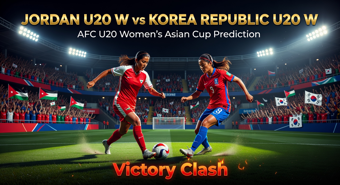 Jordan U20 W vs Korea Republic U20 W Pronóstico / Prediction