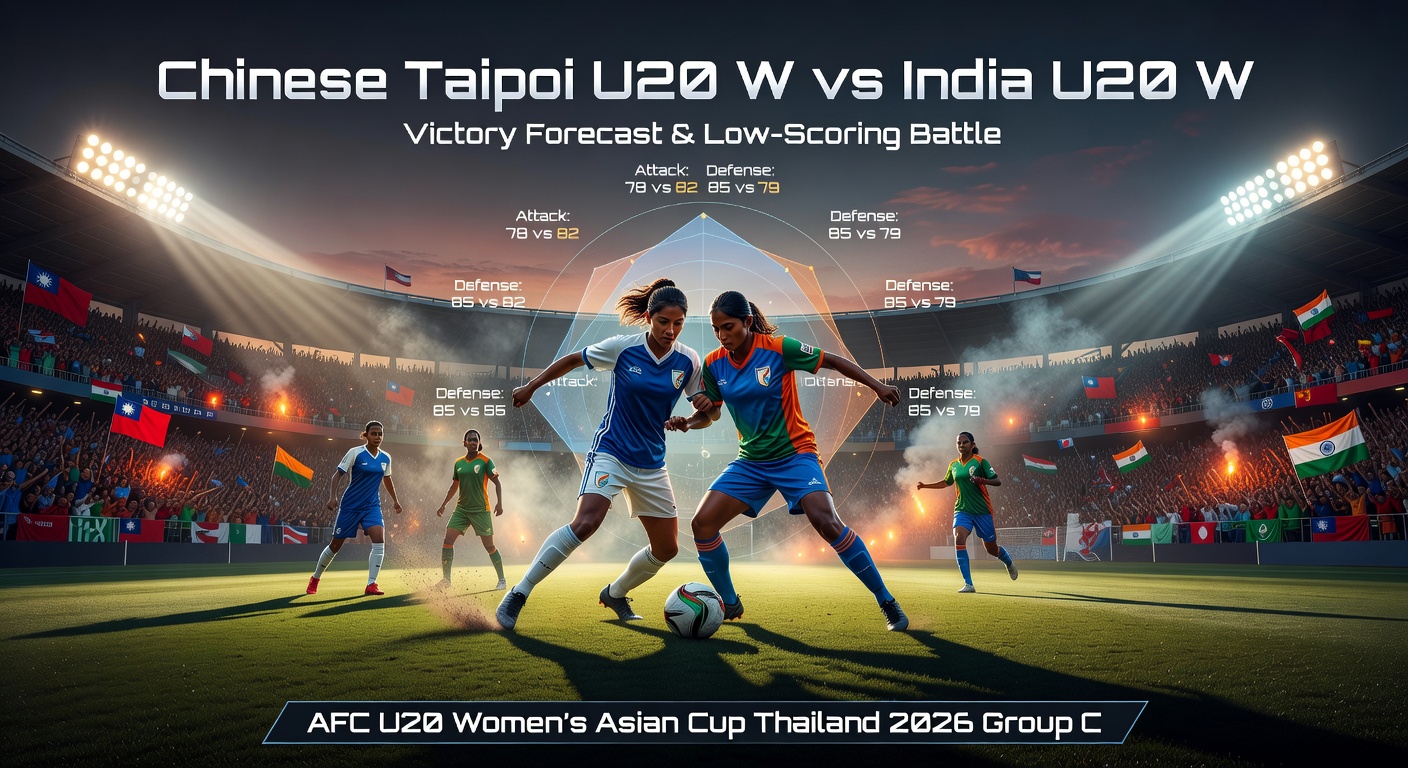 Chinese Taipei U20 W vs India U20 W Pronóstico / Prediction