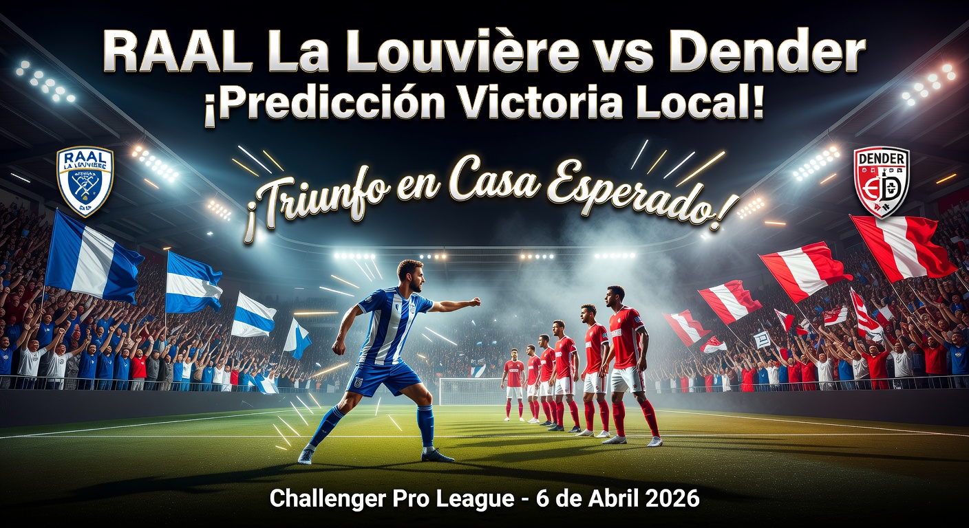 RAAL La Louvière vs Dender Pronóstico / Prediction