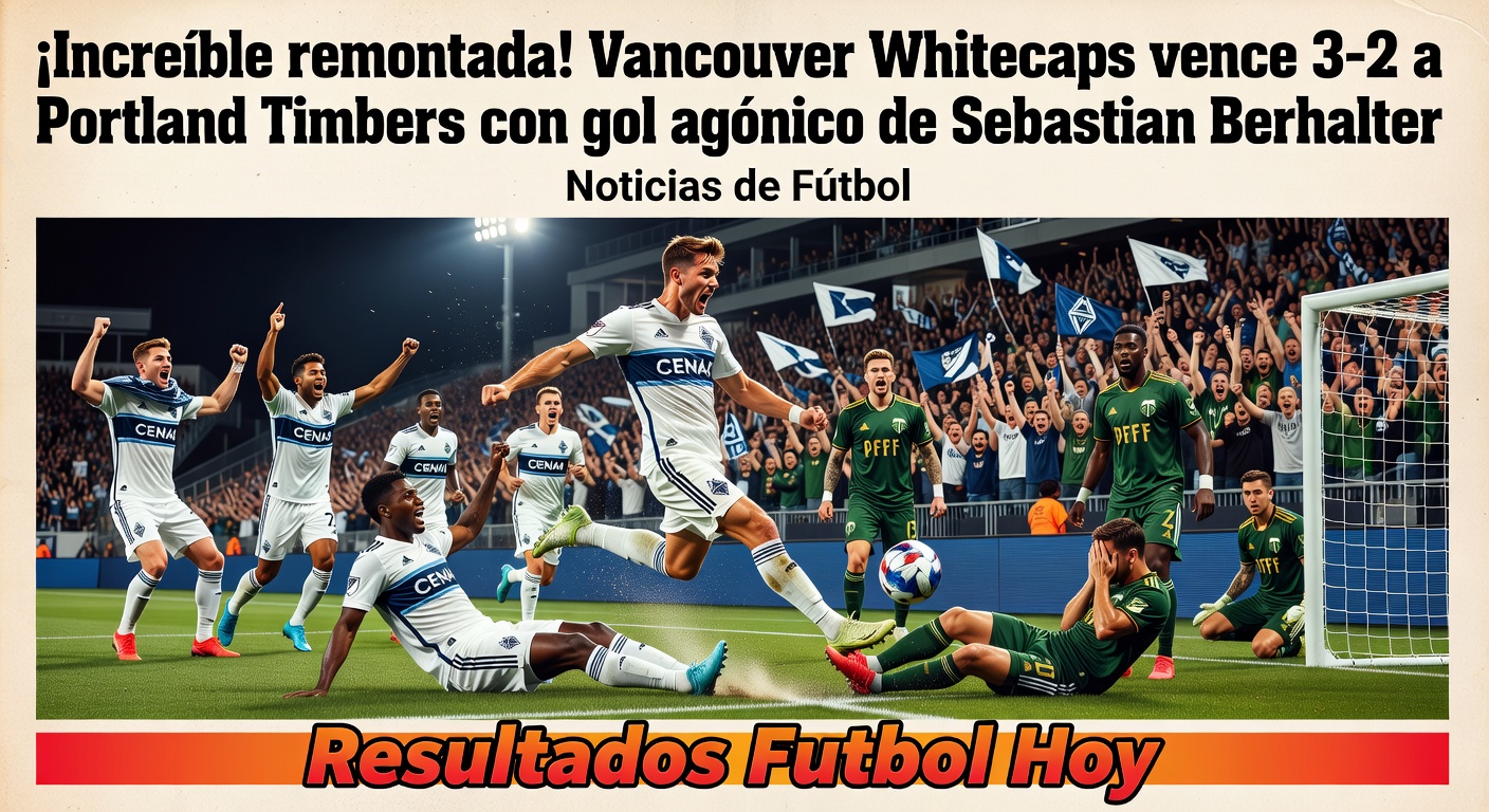 Vancouver Whitecaps Beat Portland Timbers 3-2 (BBC Sport)