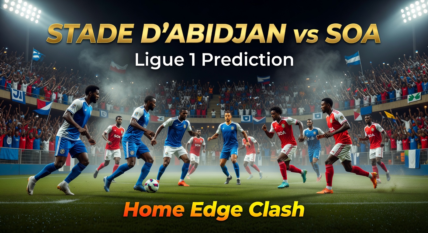 Stade d'Abidjan vs SOA Pronóstico / Prediction
