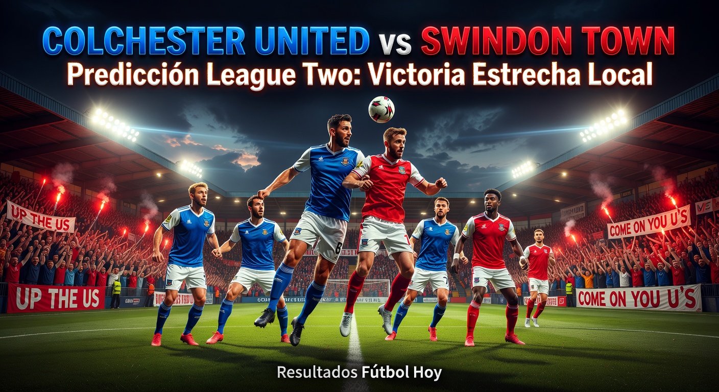Colchester vs Swindon Town Pronóstico / Prediction