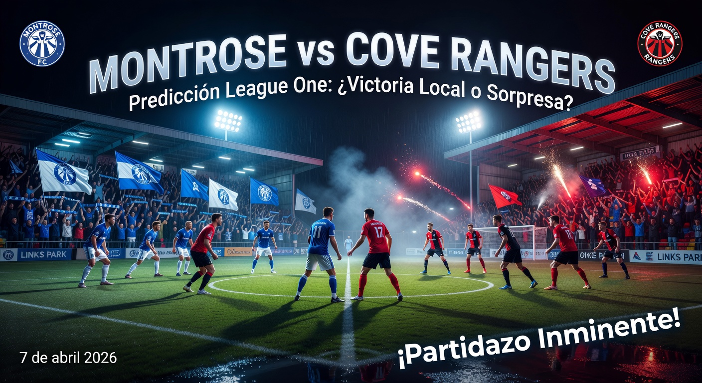 Montrose vs Cove Rangers Pronóstico / Prediction