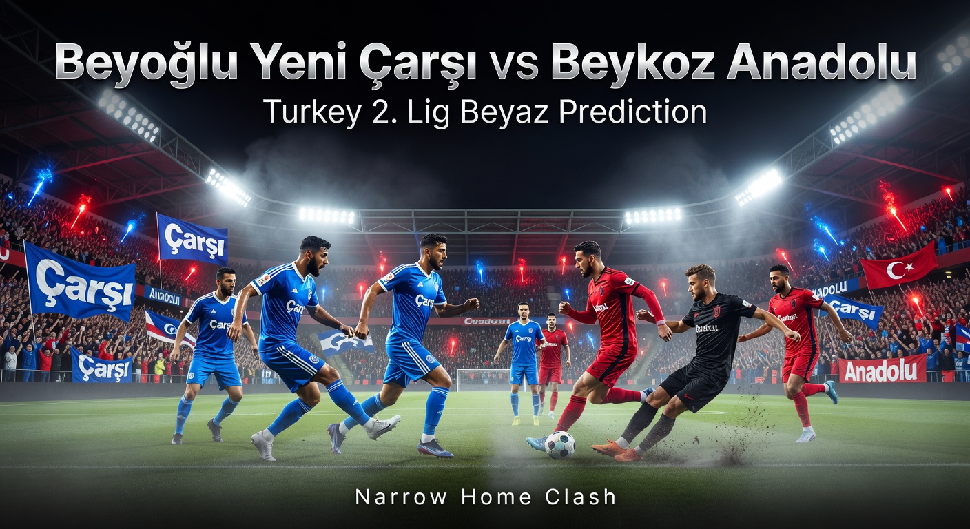 Beyoğlu Yeni Çarşı vs Beykoz Anadolu Pronóstico / Prediction
