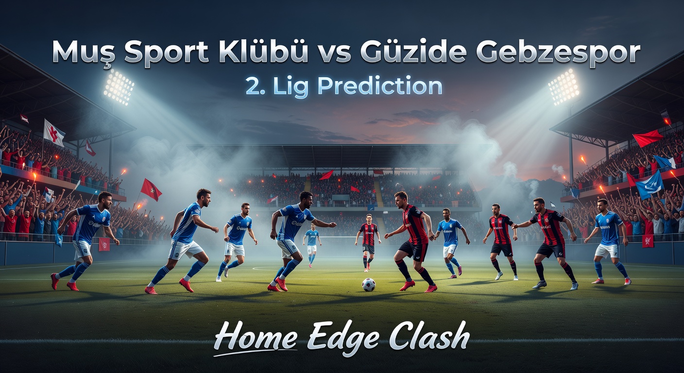 Muş Sport Klübü vs Güzide Gebzespor Pronóstico / Prediction