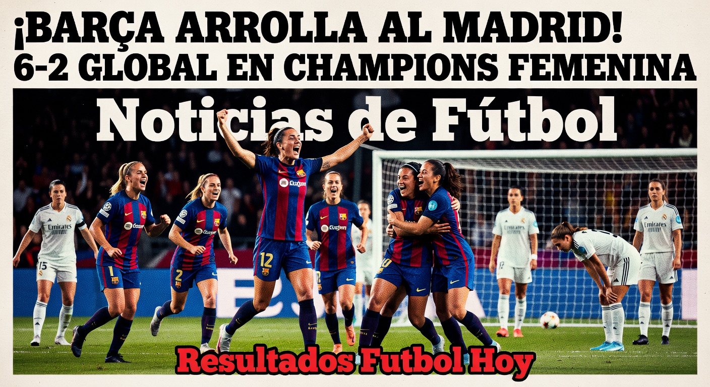 Barcelona Lead Real Madrid 6-2 Aggregate in UEFA Women's Champions League Quarter-Final