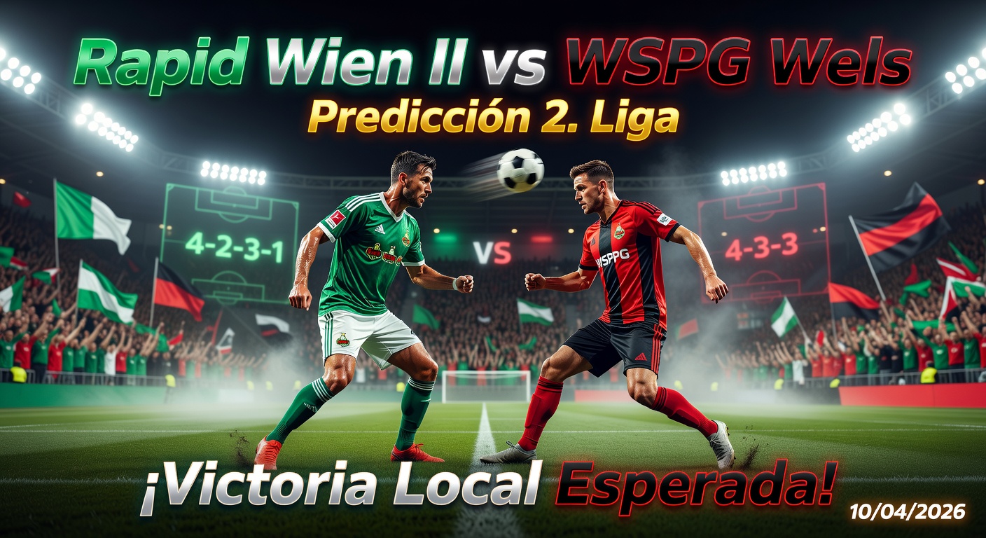 Rapid Wien II vs WSPG Wels Pronóstico / Prediction