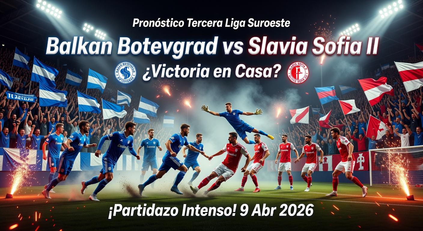 Balkan Botevgrad vs Slavia Sofia II Pronóstico / Prediction