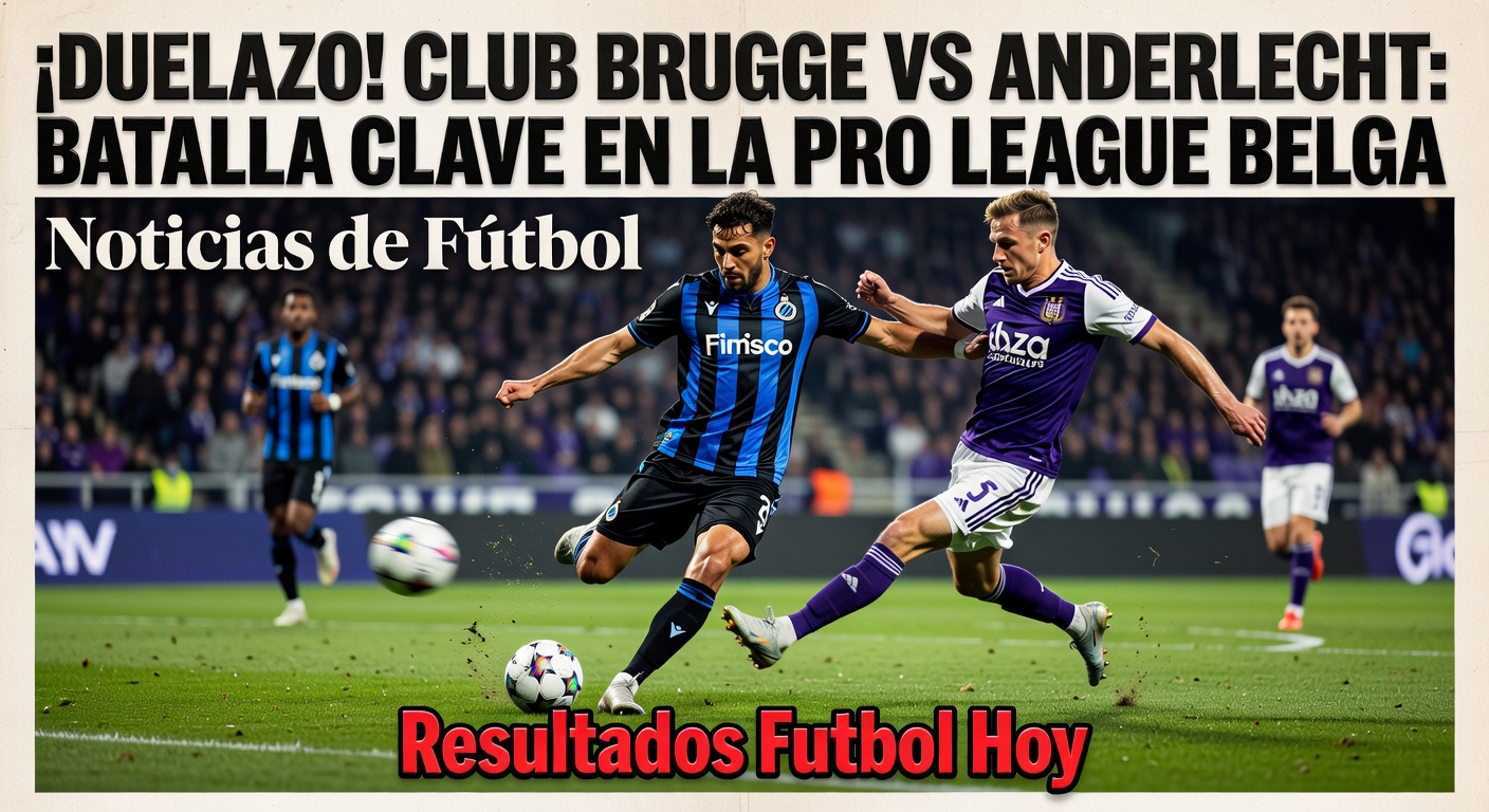 Club Brugge vs Anderlecht in Belgian Pro League