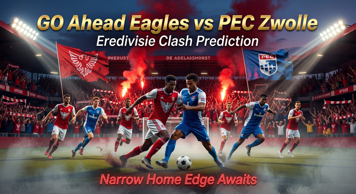 GO Ahead Eagles vs PEC Zwolle Pronóstico / Prediction