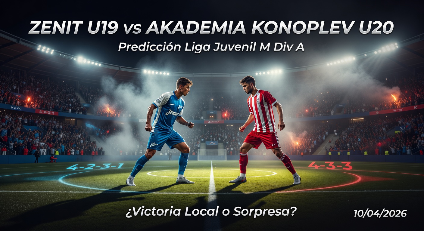 Zenit U19 vs Akademiya Konoplev U20 Pronóstico / Prediction