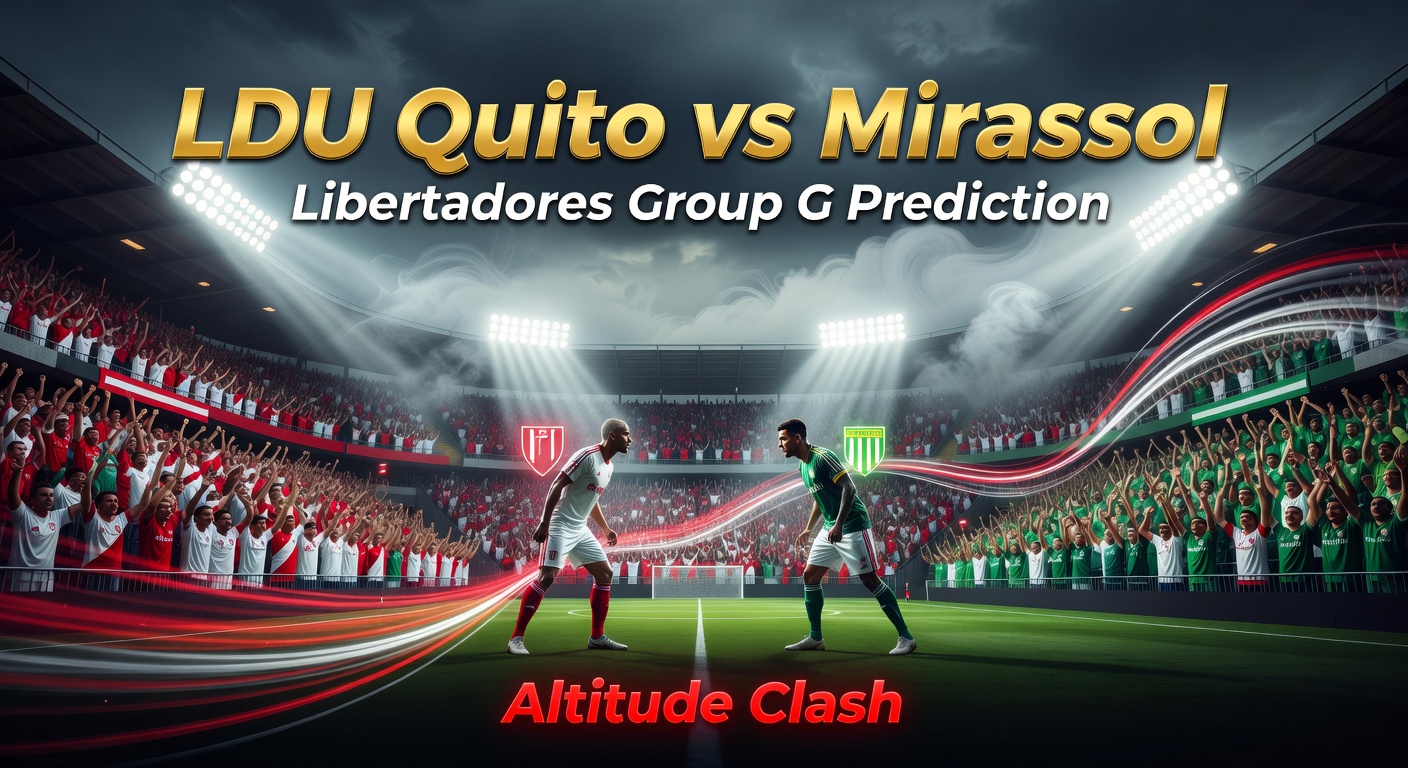 LDU de Quito vs Mirassol Pronóstico / Prediction