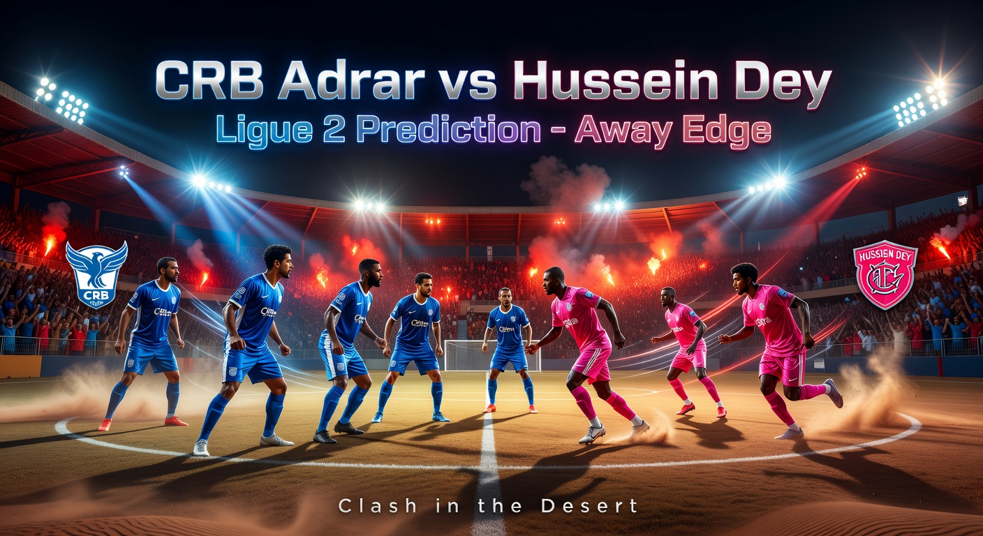 CRB Adrar vs Hussein Dey Pronóstico / Prediction