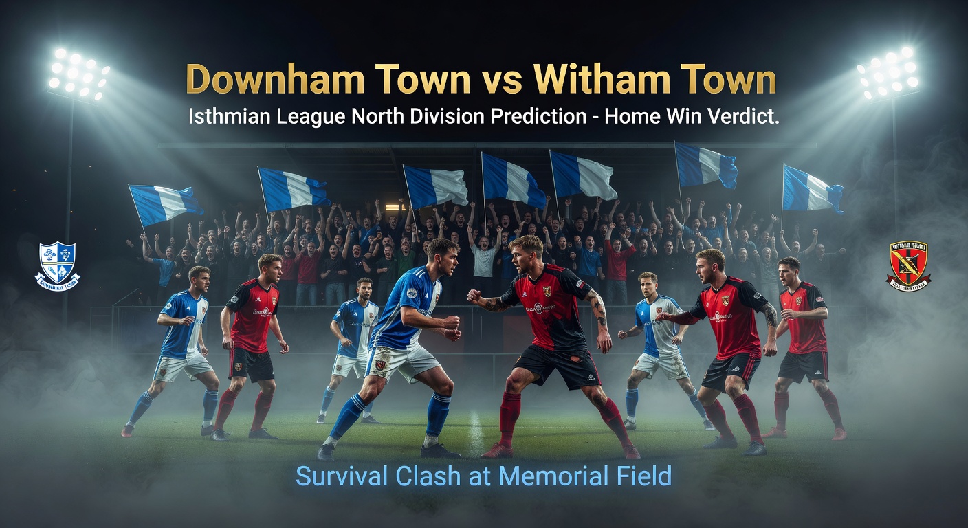 Downham Town vs Witham Town Pronóstico / Prediction