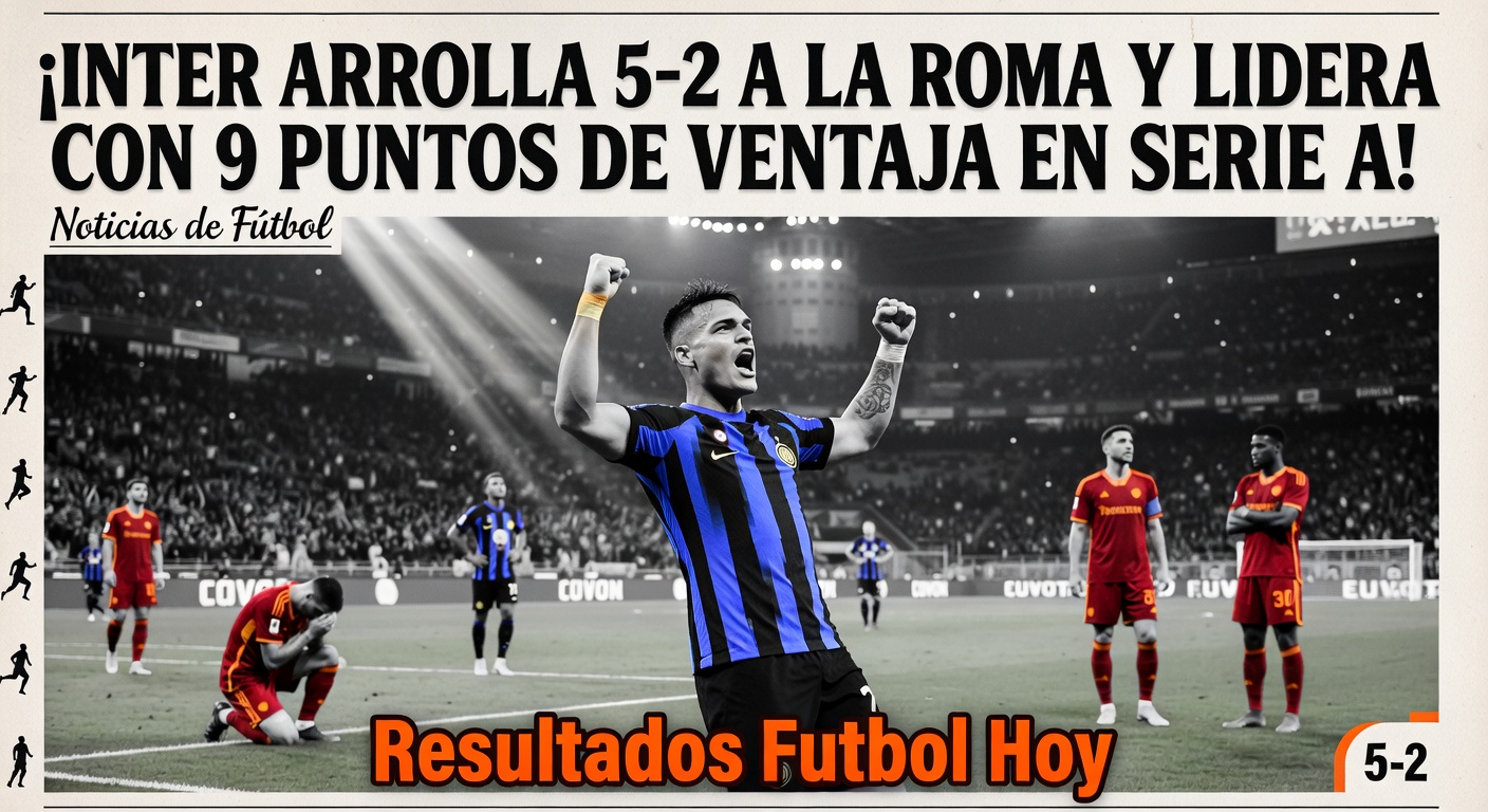 Inter Milan Thrash Roma 5-2 in Serie A