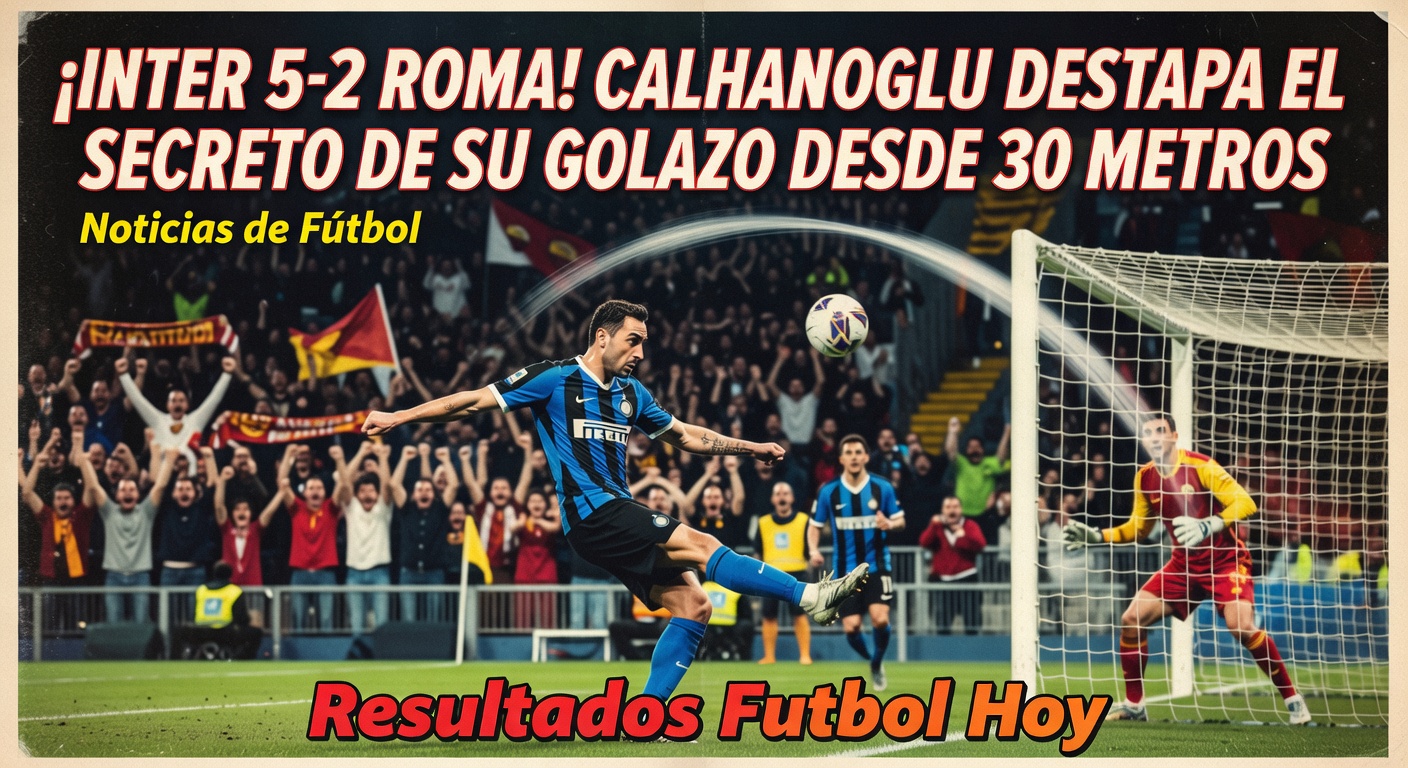 Calhanoglu reveals secret behind stunning long-range goal in Inter's win over Roma