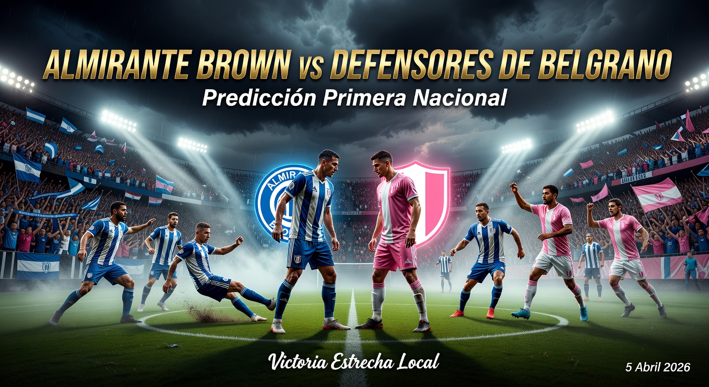 Almirante Brown vs Defensores De Belgrano Pronóstico / Prediction
