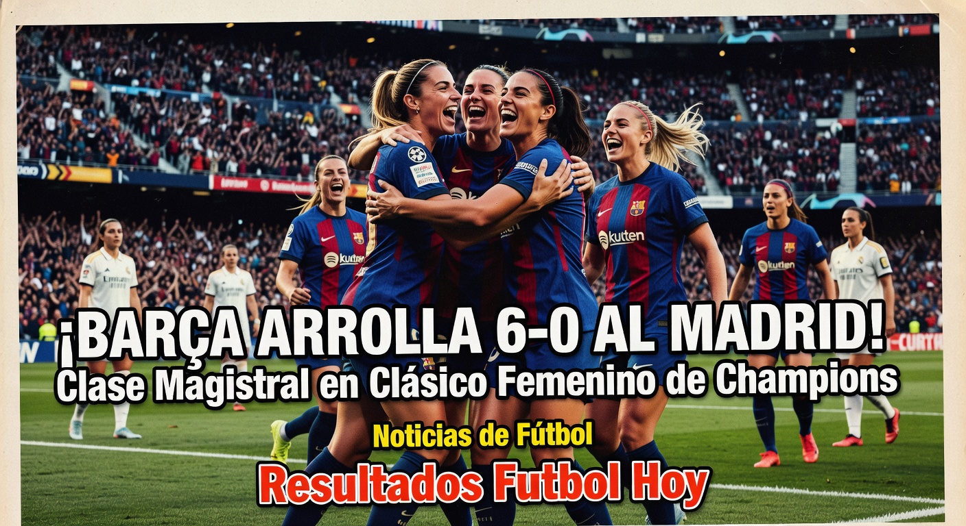 Barcelona crush Real Madrid 6-0 in Women's Champions League quarterfinal (agg. 12-2)