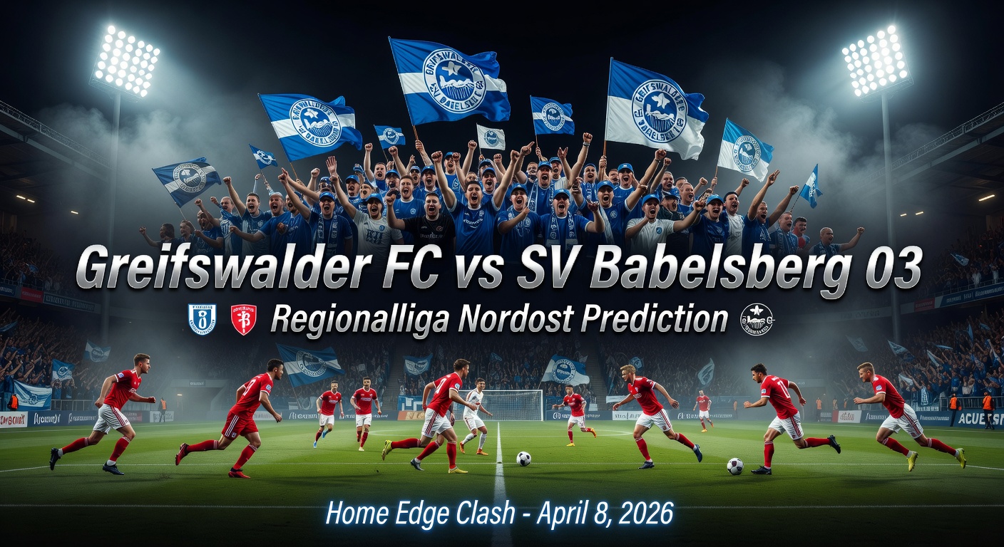 Greifswalder FC vs SV Babelsberg 03 Pronóstico / Prediction