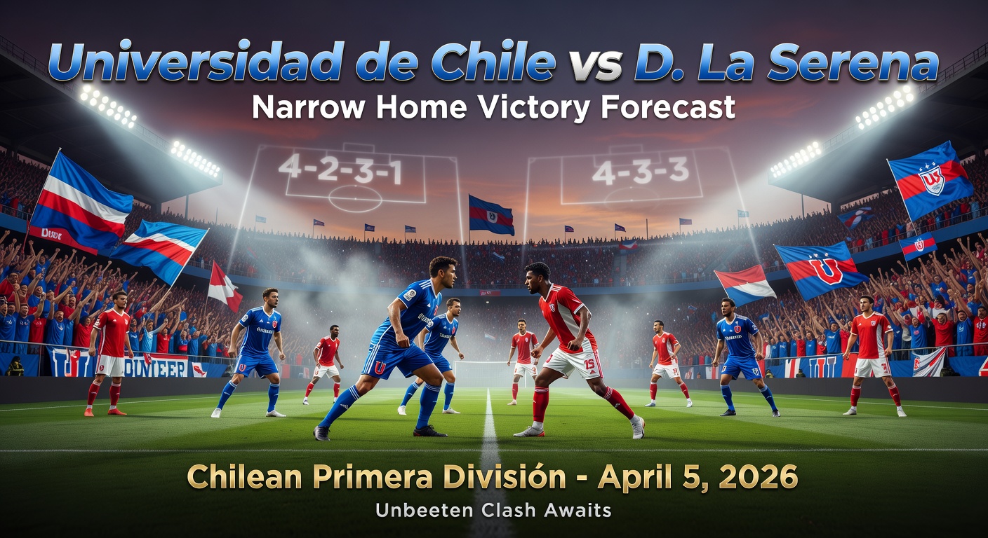 Universidad de Chile vs D. La Serena Pronóstico / Prediction