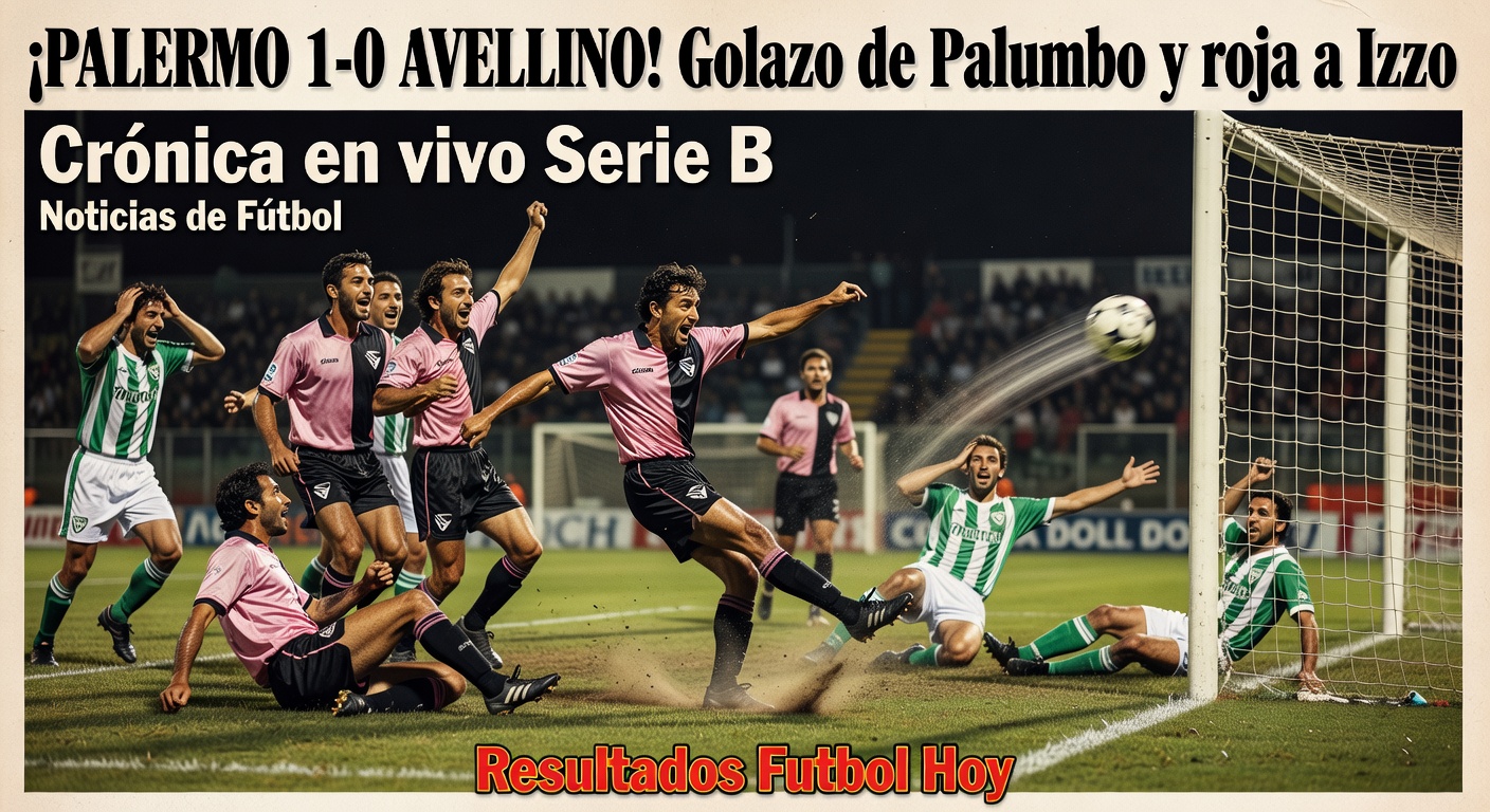 Palermo lead Avellino 1-0 at halftime in Serie B