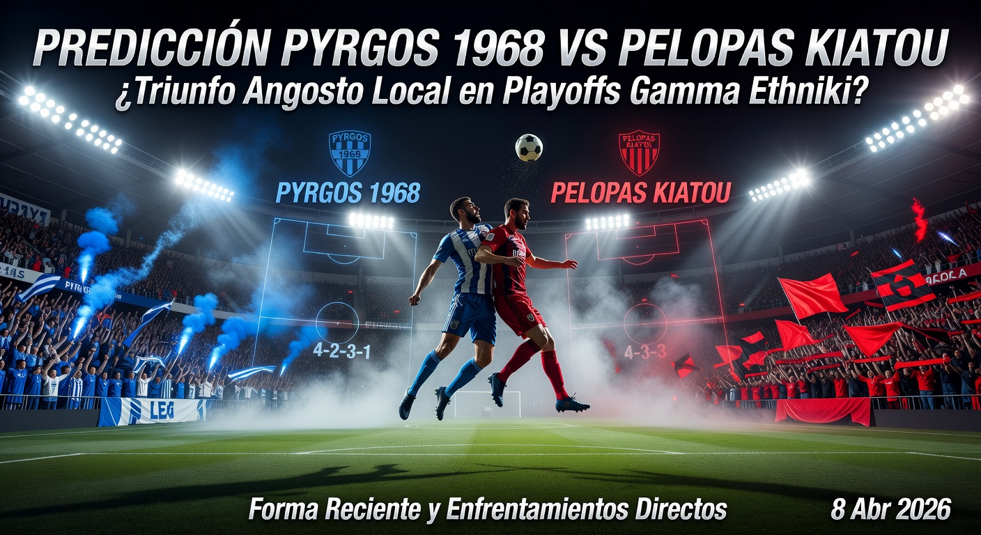 Pyrgos 1968 vs Pelopas Kiatou Pronóstico / Prediction