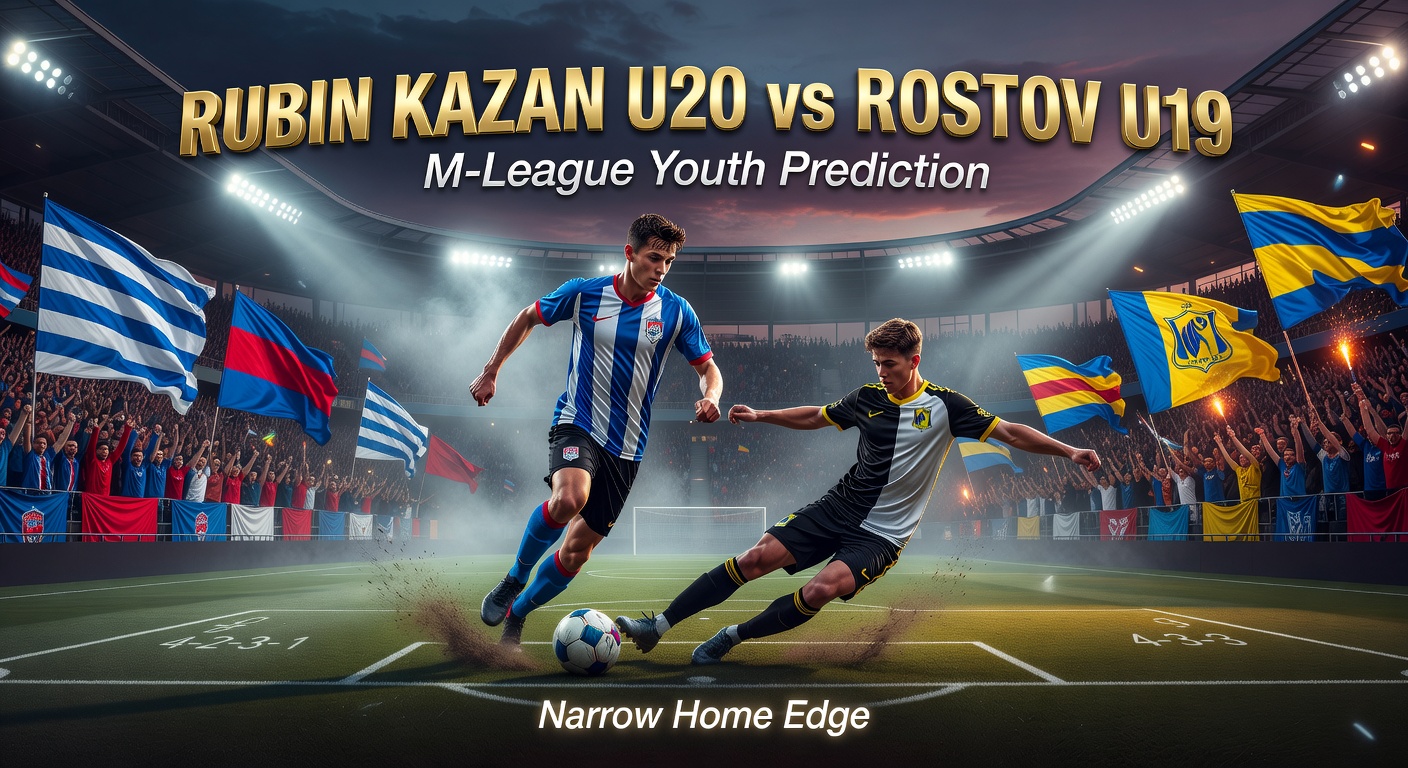 Rubin Kazan U20 vs Rostov U19 Pronóstico / Prediction