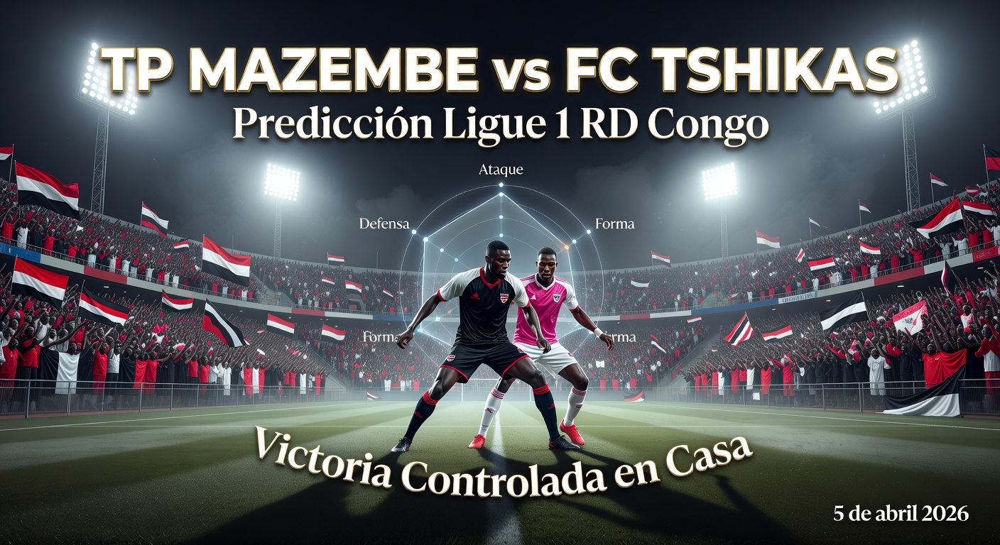 TP Mazembe vs FC Tshikas Pronóstico / Prediction