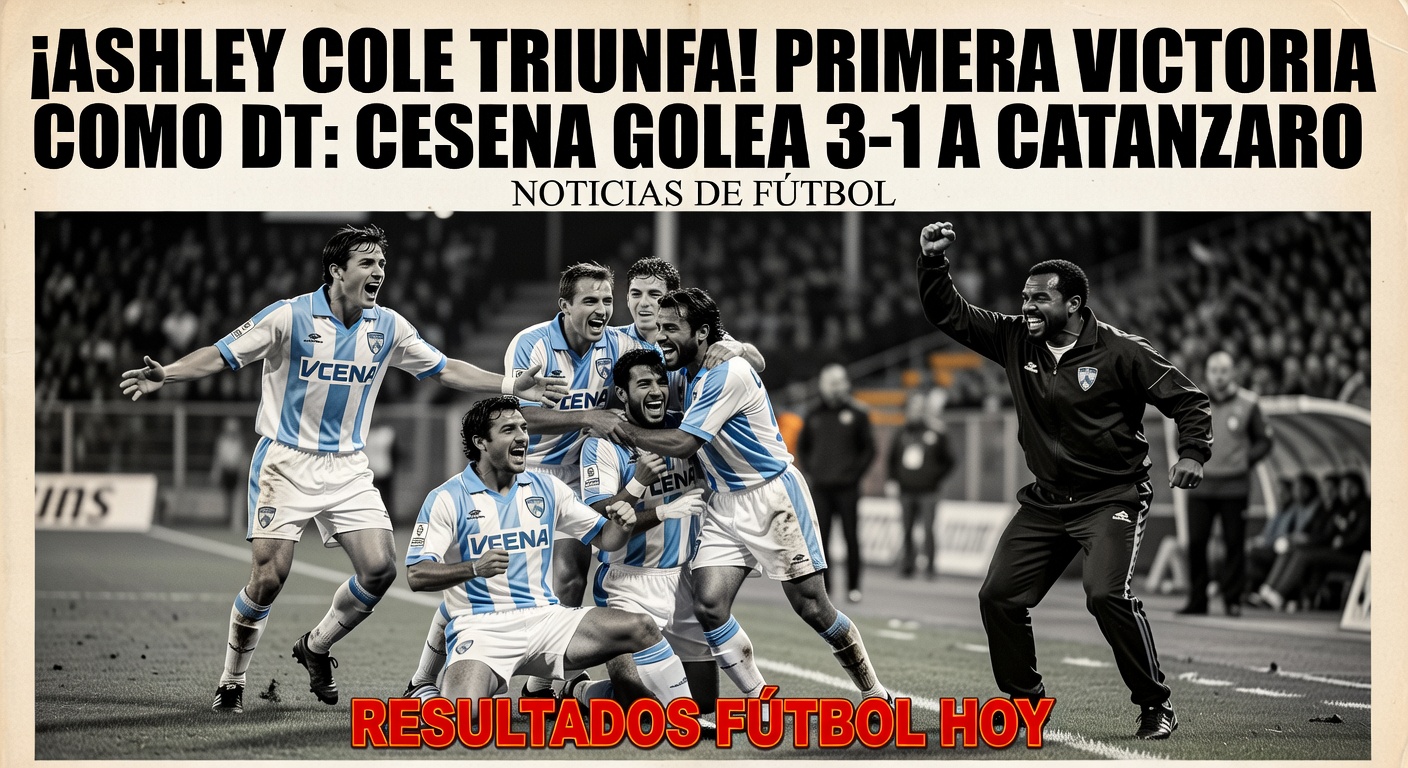 Ashley Cole wins first match as Cesena manager 3-1 vs Catanzaro (ESPN)