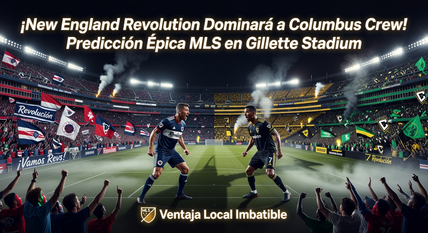 New England Revolution vs Columbus Crew Pronóstico / Prediction