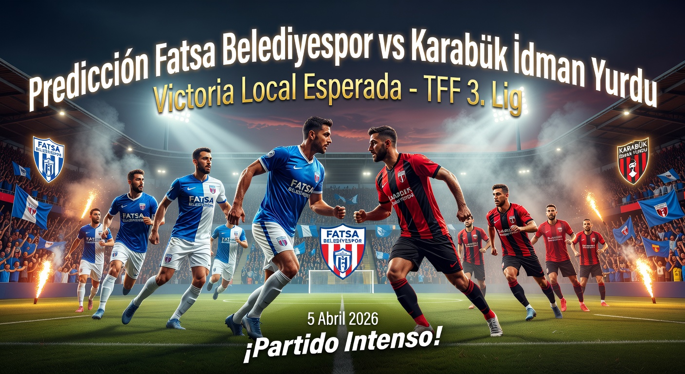 Fatsa Belediyespor vs Karabük İdman Yurdu Pronóstico / Prediction