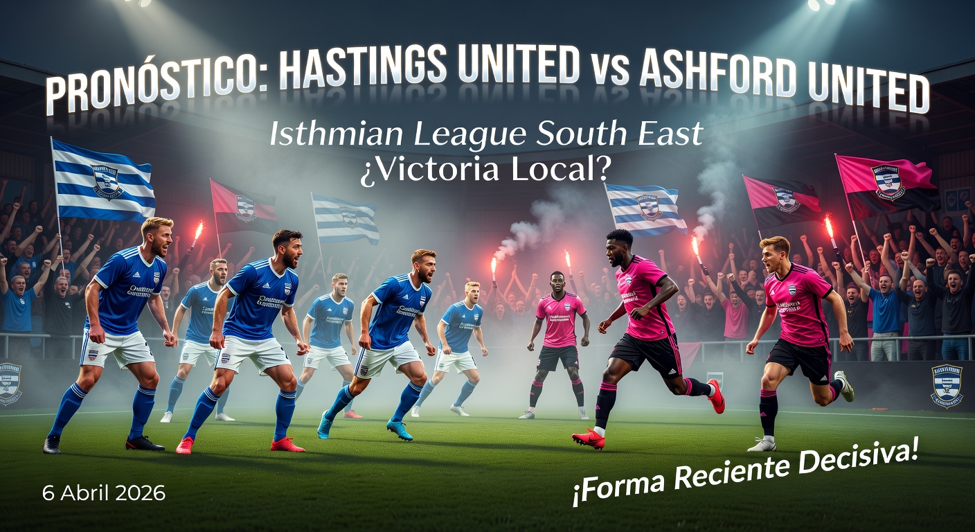 Hastings United vs Ashford United Pronóstico / Prediction