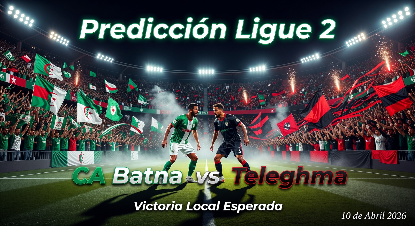 CA Batna vs Teleghma Pronóstico / Prediction