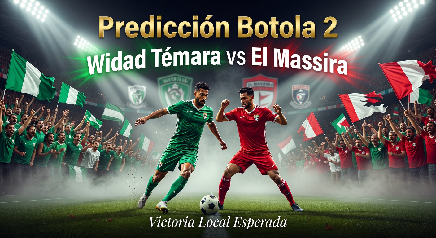 Widad Témara vs El Massira Pronóstico / Prediction