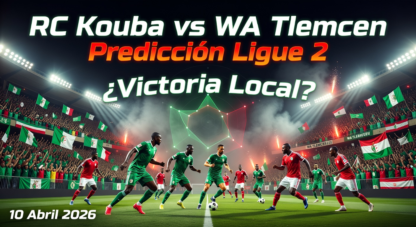 RC Kouba vs WA Tlemcen Pronóstico / Prediction