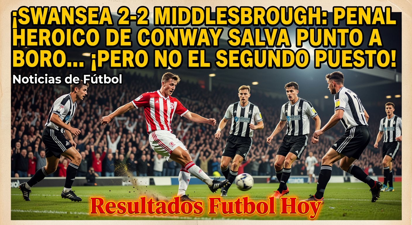 Middlesbrough 2-2 Swansea City: Entertaining draw in Championship