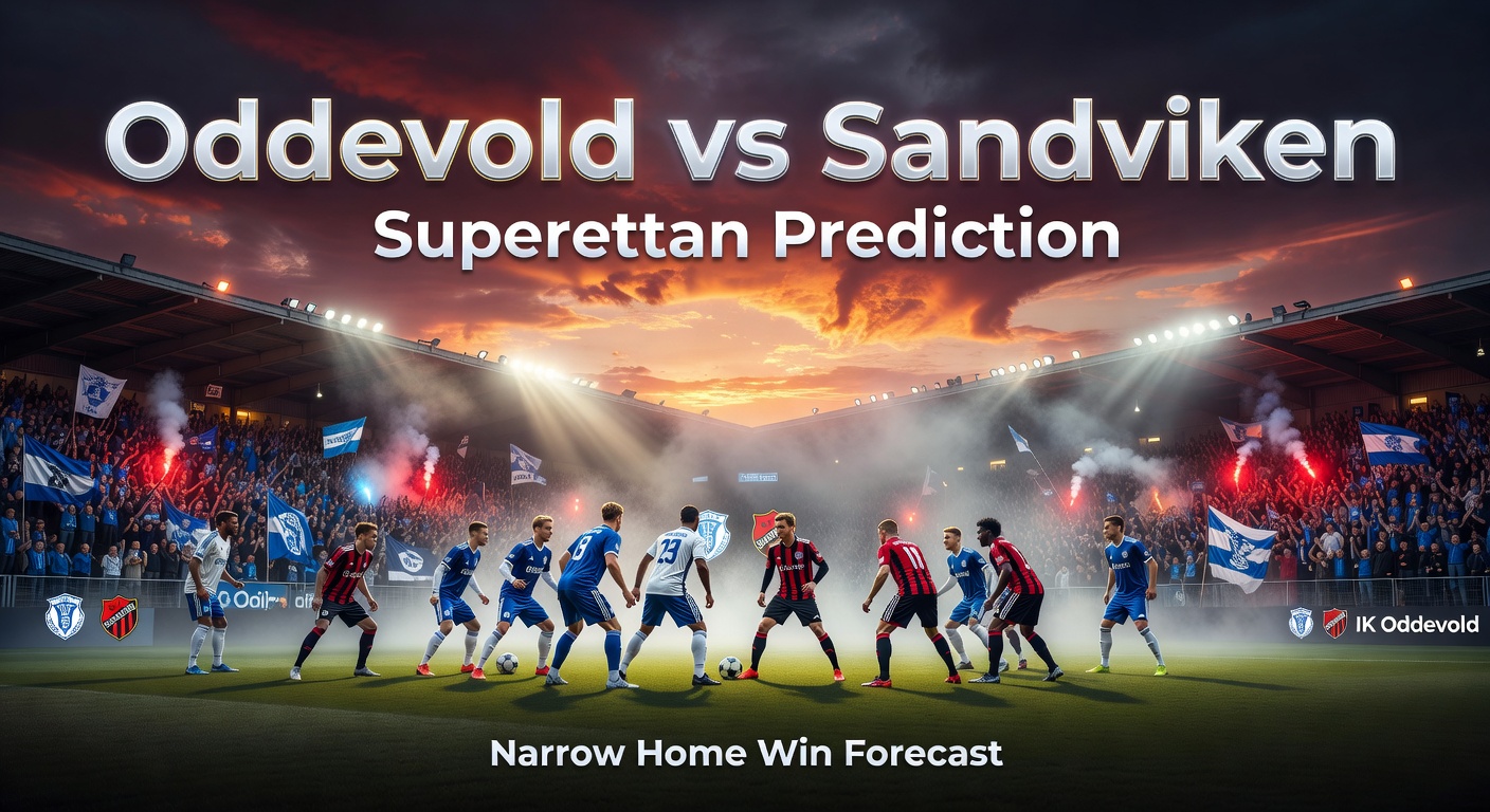 Oddevold vs Sandviken Pronóstico / Prediction
