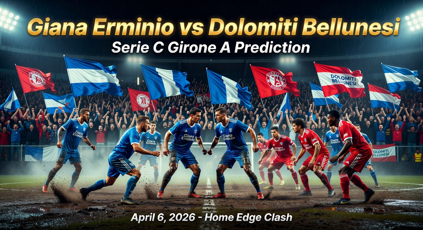 Giana Erminio vs Dolomiti Bellunesi Pronóstico / Prediction