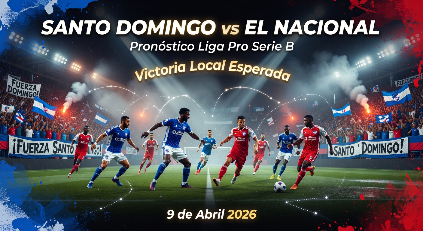 Santo Domingo vs El Nacional Pronóstico / Prediction