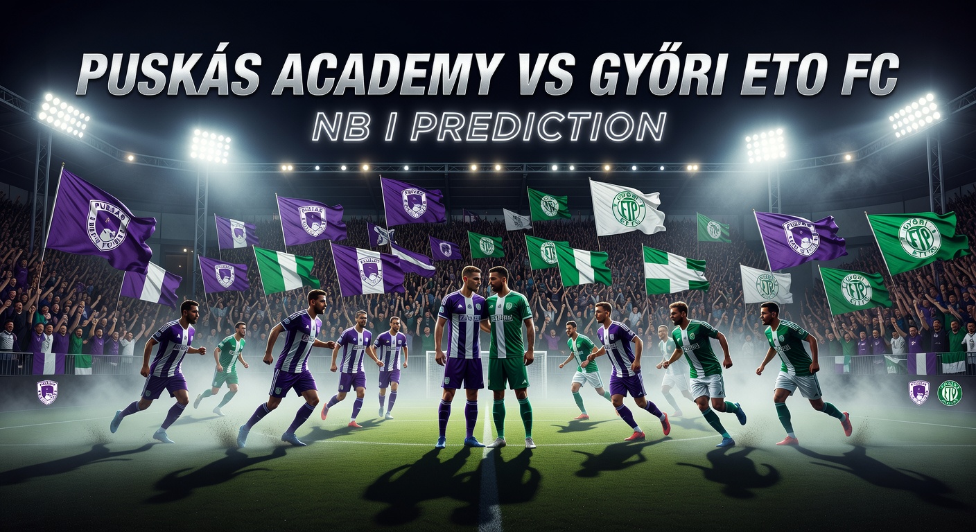 Puskas Academy vs Gyori ETO FC Pronóstico / Prediction