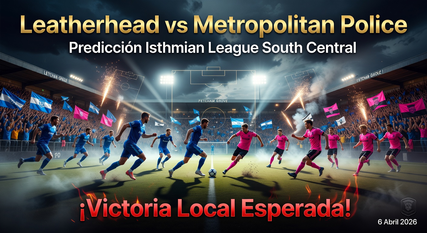 Leatherhead vs Metropolitan Police Pronóstico / Prediction